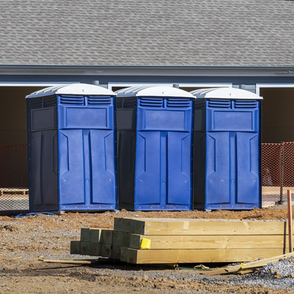 is there a specific order in which to place multiple porta potties in Wales